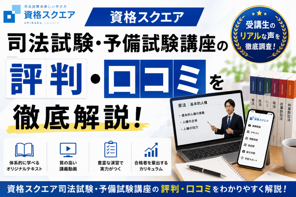 LEC司法試験・予備試験の評判・口コミ