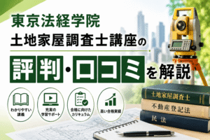 東京法経学院土地家屋調査士講座の評判・口コミを解説