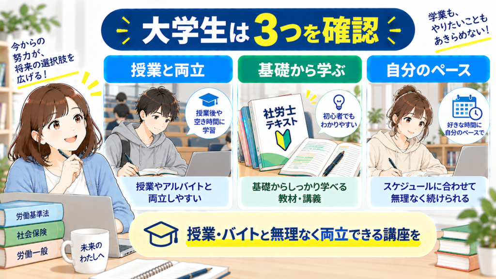 社労士通信講座のおすすめはどこがいい？人気予備校7社を徹底比較